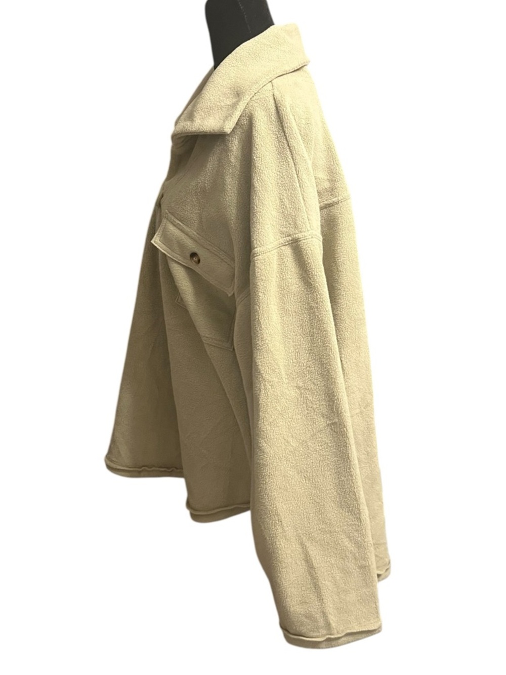 Women's HEYSON avocado Fleece Pullover Sweatshirt 1X - Picture 4 of 9